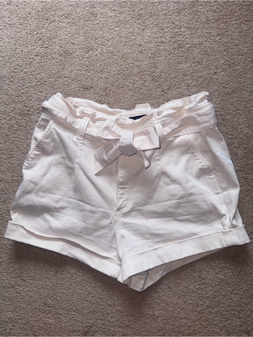 Express Paperbag Belted Shorts (10)